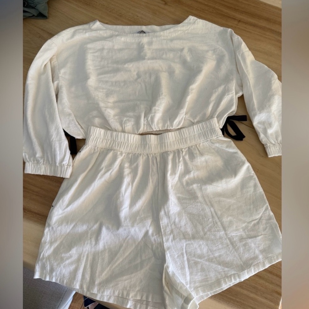 Zara White Women's set